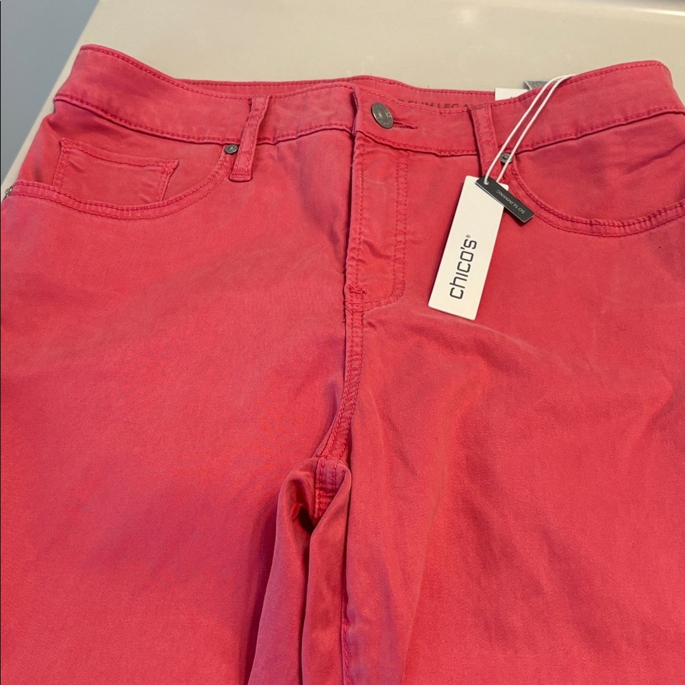 Chico’s NWT So Slimming Girlfriend slim leg ankle jeans